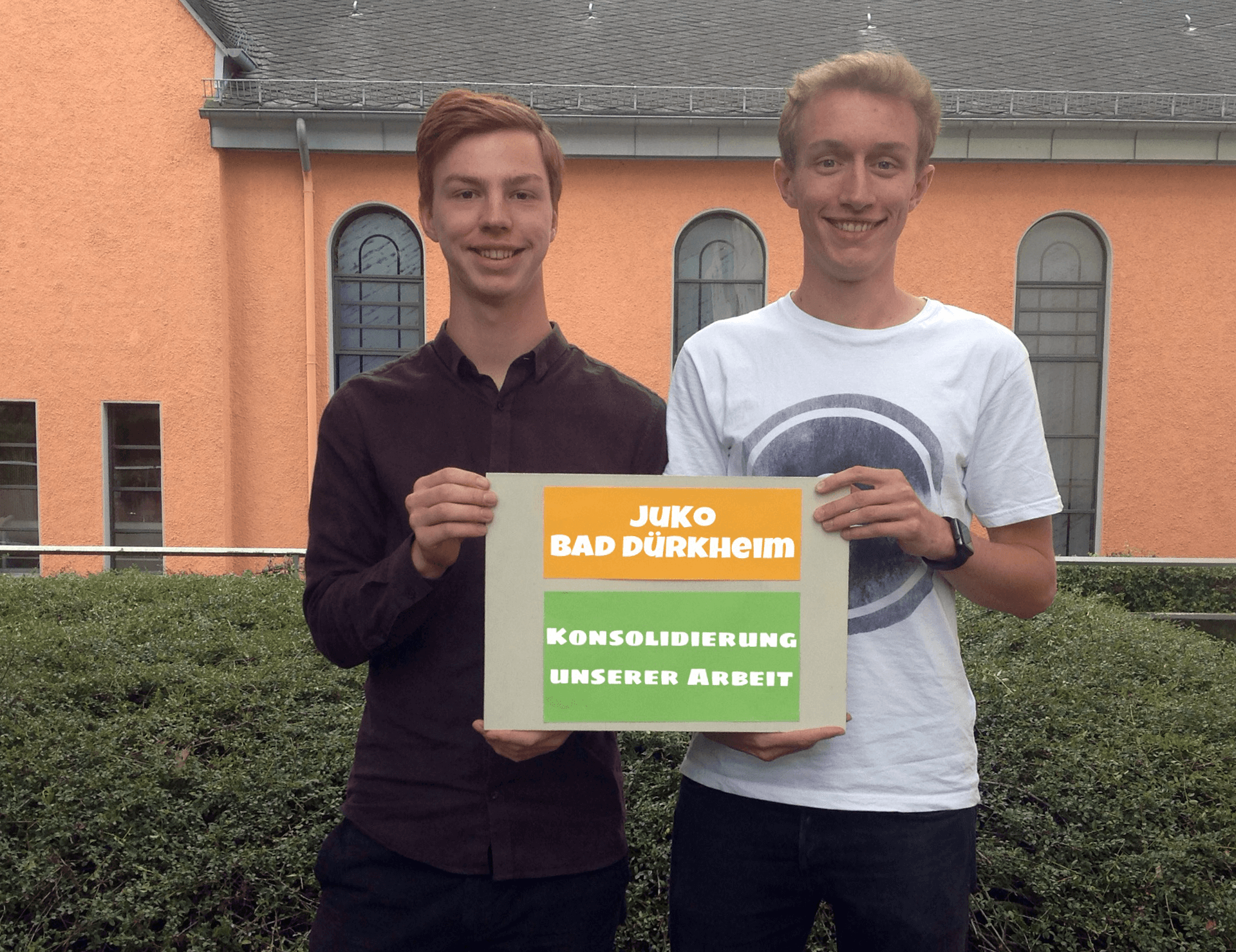Die Vertreter der Jugendvertretung Bad Dürkheim mit ihrem Kernziel