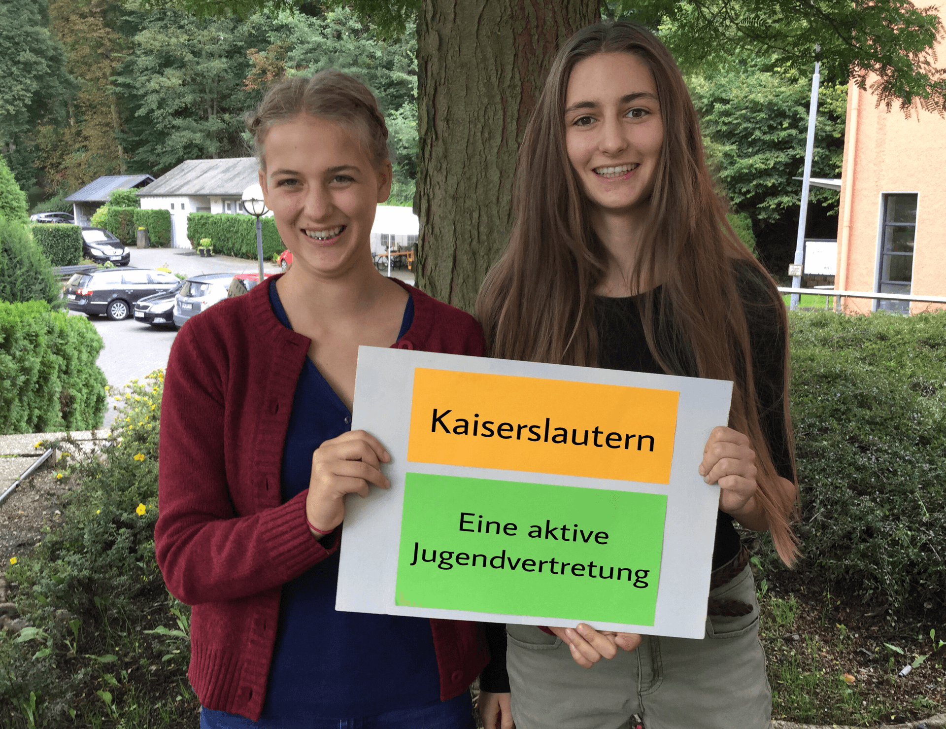 Die Besucherinnen aus Kaiserslautern wollen das dortige Jugendparlament reaktivieren